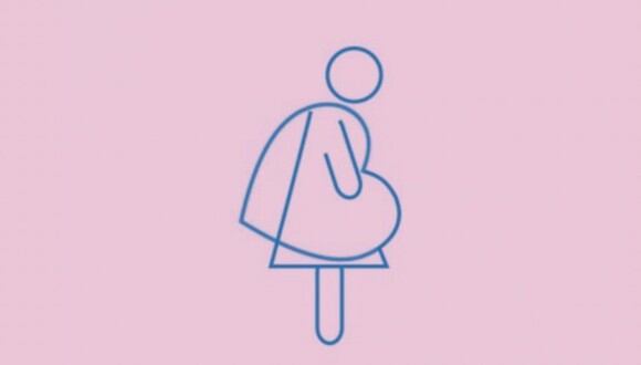 En esta imagen hay dos opciones: la mujer embarazada y el corazón. ¿Qué viste primero? (Foto: MDZ Online)