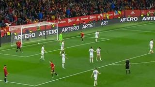 Para ponerlo en un cuadro: el golazo de Dani Olmo para el 2-1 de España vs. Albania [VIDEO]