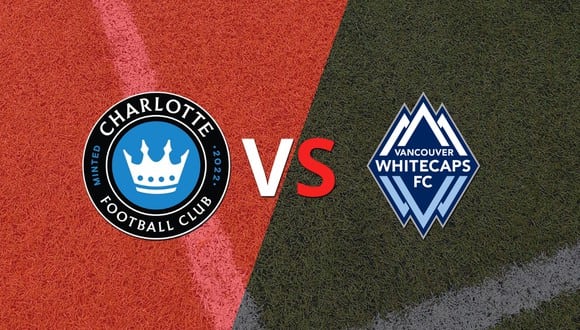 Al comienzo del segundo tiempo Charlotte FC y Vancouver Whitecaps FC empatan 1-1
