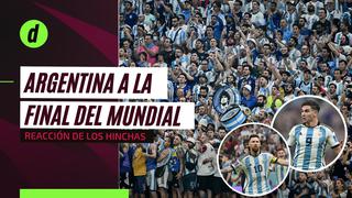 ¡Messi a la final de Qatar 2022!: la reacción de los hinchas argentinos tras superar a Croacia en ‘semis’