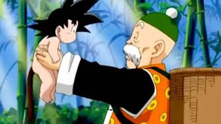 Dragon Ball: artista ilustra emocionante abrazo entre Goku y el Abuelo Gohan
