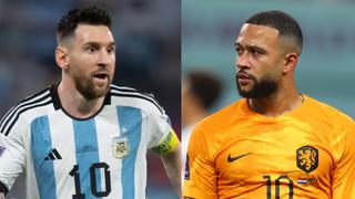 Alineaciones del Argentina vs. Países Bajos para el partido por cuartos de Qatar