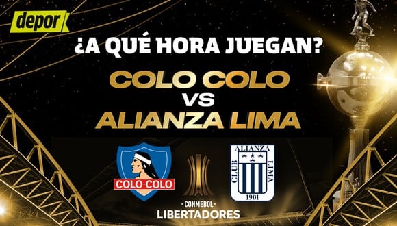 Alianza Lima y Colo Colo juegan por la Copa Libertadores 2024. (Diseño: Depor)