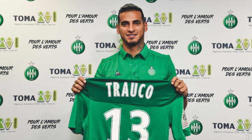 Trauco firmó por tres temporadas con el Saint Etienne de Francia. (Saint Etienne Web)