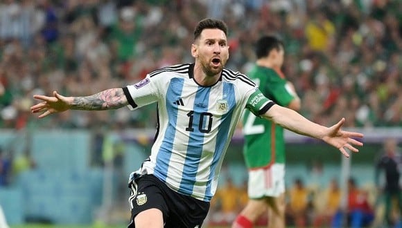 Lionel Messi marcó el 1-0 de Argentina vs. México por el Mundial Qatar 2022. (Foto: Getty Images)