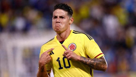 James Rodríguez jugó de titular en los dos amistosos de la selección colombiana. (Foto: AFP)