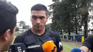 Pedro Ynamine, arquero de la Sub 23: “Nos faltó gol, pero estamos en un buen nivel” [VIDEO]