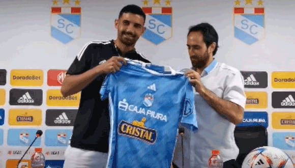Ignácio Da Silva fue presentado de manera oficial por Cristal. (Foto: Captura)