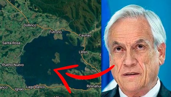 GOOGLE MAPS | Aquí te decimos dónde queda el lago Ranco, en Chile, lugar donde falleció el expresidente chileno Sebastián Piñera. (Foto: Google Maps)
