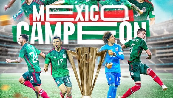 México es el nuevo campeón de la Copa Oro 2023! Revisa la victoria de la ‘Tri’ que derrotó 1-0 a Panamá. (Foto: @miseleccionmx).