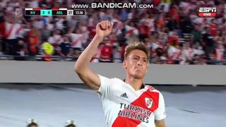 Lluvia de goles: Álvarez y Romero ponen el 3-0 del River Plate vs Argentinos Juniors [VIDEO]