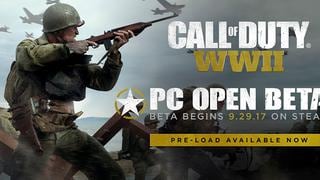 ¡Comienza la cuenta regresiva! Descarga aquí la beta de Call of Duty: WWII para PC