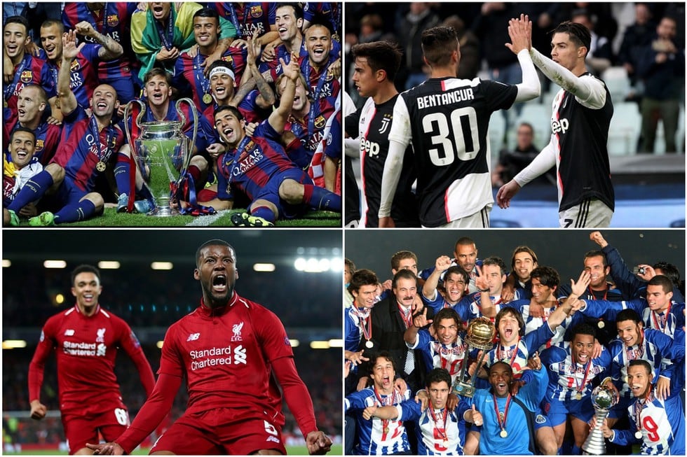 Los clubes con más partidos ganados en la Champions League. (Getty)
