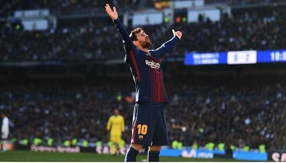 El Barcelona de Messi no pierde en el estadio del Real Madrid hace cinco años en LaLiga. (Getty)
