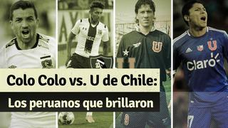 U. de Chile vs. Colo Colo: los peruanos que lucieron sus camisetas