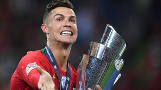 ¿Indirecta al Barza? Cristiano Ronaldo festejó así su "triplete" tras título de la UEFA Nations League
