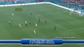 Revive el día que Perú le ganó al Croacia de Luka Modric