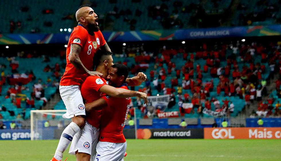 Chile, a cuartos de final tras vencer a Ecuador en el Arena Fonte Nova por la Copa América 2019 (Getty)