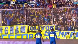 Sorpresa en el área: gol de Sebastián Villa para el 1-0 de Boca Juniors vs. Ferro [VIDEO]