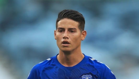 James Rodríguez llegó a Everton en la temporada 2020-2021. (Foto: Reuters)