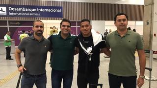 Fernando Pacheco ya está en Brasil para firmar contrato con Fluminense 