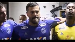 Llegó hasta las lágrimas: la emotiva arenga de Julio Cesar en su estreno en Flamengo [VIDEO]