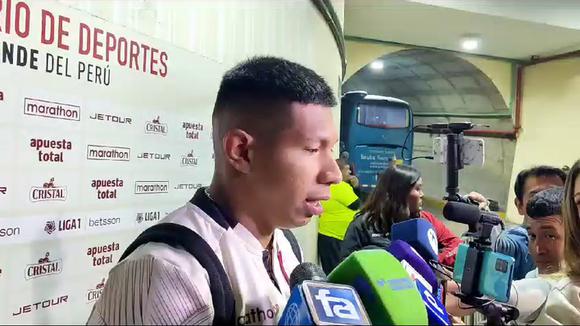 Edison Flores habló sobre el duelo de Universitario vs. Alianza Lima. (Video: Wilmer Robles)