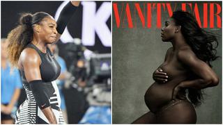 Se destapó: Serena Williamsposó desnuda y embarazada para revista