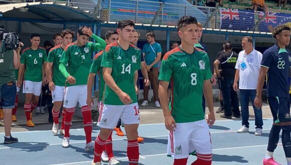 México vs. Australia se enfrentaron este lunes por el Torneo Maurice Revello (Foto: Twitter).