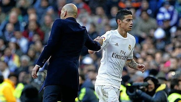 James no suma muchos minutos con Real Madrid (Foto: Agencias)