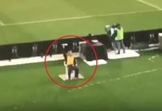¡Insólito! Se jugaba el Argentina-Brasil y una tribuna ovacionó a un guardia de seguridad [VIDEO]