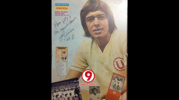Ruben Techera. Mediocampista uruguayo que campeonó con universitario en 1974.  (Foto: Pinterest)