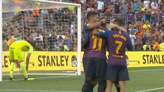 Imparables: Dembelé anotó el 4-2 del Barcelona tras genial asistencia de Luis Suárez [VIDEO]