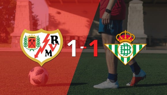 Rayo Vallecano y Betis se reparten los puntos y empatan 1-1