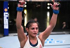 ¡Gran debut en peso mosca! Cynthia Calvillo venció a Jessica Eye en la estelar del UFC en Las Vegas