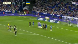 Con un defensa como arquero: golazo de Benzema para Real Madrid 3-1 Espanyol [VIDEO]