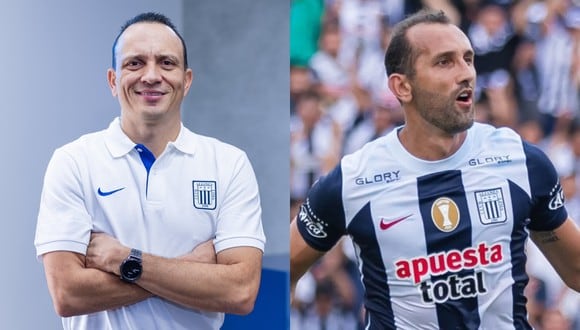 Alejandro Restrepo y Hernán Barcos coincidieron en Atlético Nacional en 2019. (Foto: Composición Depor)