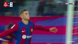 ¡Sella la goleada! Gol de Fermín López para el 4-0 de Barcelona vs. Getafe