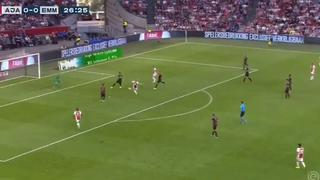 ¿Lo habrán gritado en Madrid? El golazo de Van de Beek en el Ajax-Emmen por la Eredivisie [VIDEO]
