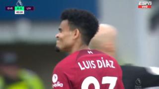 Cerca de un golazo: Luis Díaz y la gran chance en Liverpool vs. Everton [VIDEO]