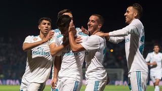 Sin estrellas: Real Madrid venció 2-0 al Fuenlabrada por los 16avos de final de Copa del Rey 2017