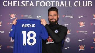 Su nueva casa: Olivier Giroud se convirtió en nuevo jugador del Chelsea hasta el año 2019