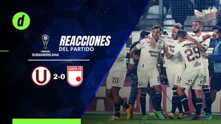 Universitario 2-0 Santa Fe: reacciones y todo lo mejor del triunfo crema en la Copa Sudamericana
