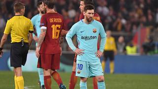 El Imperio contraata: Barcelona perdió 3-0 ante Roma y fue eliminado de la Champions League [FOTOS y VIDEO]