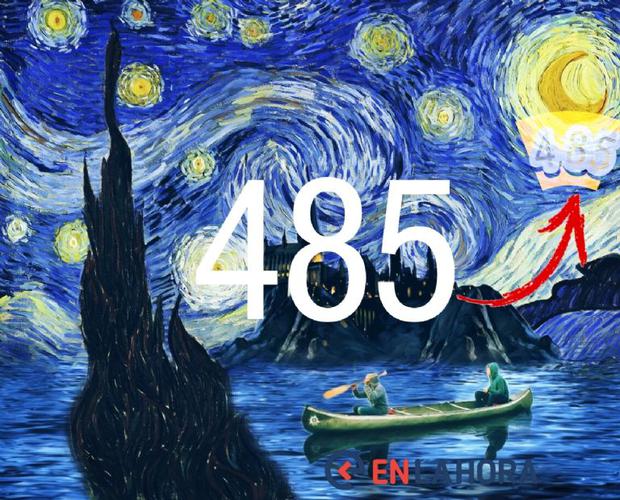 Vizualna rešitev uganke Starry Night: To je skrita številka.  (Foto: LaHora Edition)