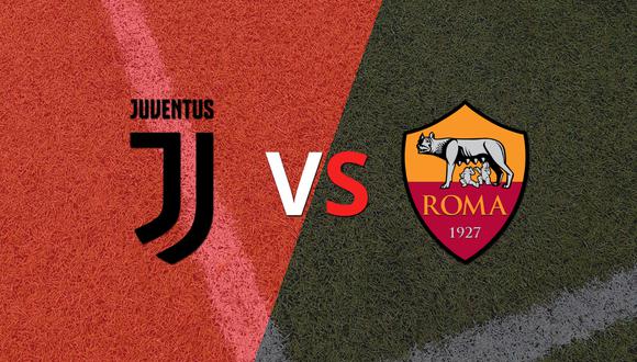 Termina el primer tiempo con una victoria para Juventus vs Roma por 1-0