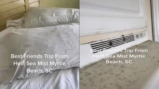 Se quedan en hotel insalubre y en pésimas condiciones durante sus vacaciones: así lo relatan [VIDEO]