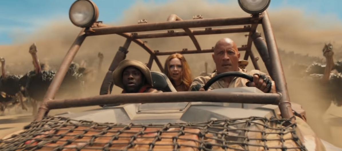 Los avestruces de "Jumanji: The Next Level" serán la clave para la secuela (Foto: Sony Pictures)