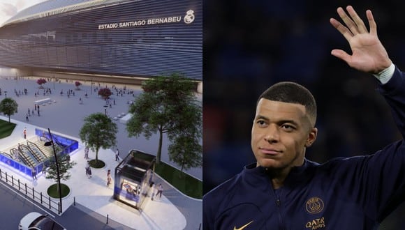 Real Madrid hará coincidir la llegada de Mbappé con la inauguración del nuevo estadio. (Foto: Composición)