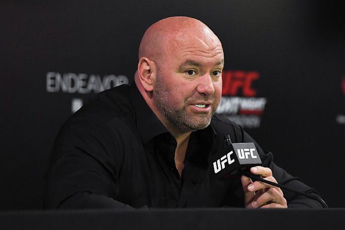 Dana White no planea hacer eventos de UFC con fanáticos durante un largo tiempo debido al coronavirus. (Getty Images)